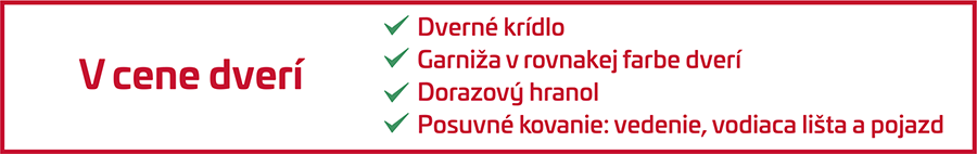 V cene dvere - Dvere na stenu