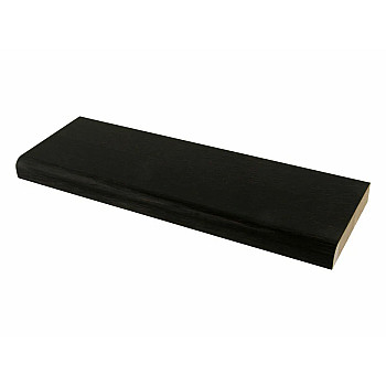 Dubový práh s těsněním - Mořený wenge lakovaný, 40 x 940 mm
