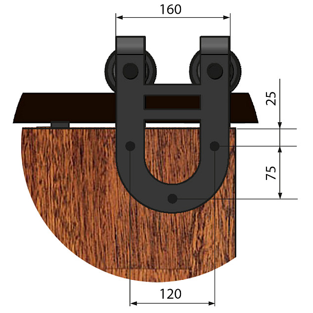 Schiebesystem Design Line - TEMIDA