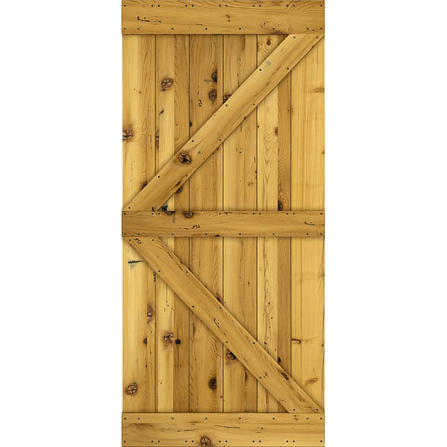 Holzschiebetür MODERN RUSTIC K - Alte Fichte