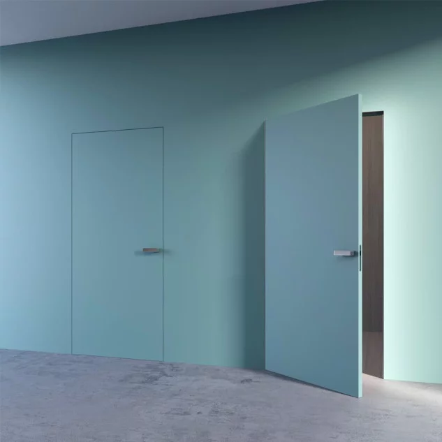 Wandbündige Türen mit unsichtbaren Rahmen ERKADO
