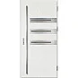 Eingangstüren aus Stahl ERKADO - LEOBEN 1 - Weiße Kiefer, Label Inox