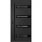 Eingangstüren aus Stahl ERKADO - LEOBEN 2 - Schwarz, Label Black