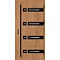 Eingangstüren aus Stahl- LEOBEN 3 - Winchester, Label Black Eingangstüren aus Stahl ERKADO - LEOBEN 3 - Winchester, Label Black