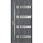 Eingangstüren aus Stahl - LEOBEN 3 - Eiche Anthrazit, Label Inox Eingangstüren aus Stahl ERKADO - LEOBEN 3 - Eiche Anthrazit, Label Inox