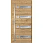Eingangstüren aus Stahl - LEOBEN 3 - Eiche Natur Quermuste, Label Inox Eingangstüren aus Stahl ERKADO - LEOBEN 3 - Eiche Natur Quermuste, Label Inox
