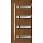 Eingangstüren aus Stahl - LEOBEN 3 - Nussbaum, Label Inox Eingangstüren aus Stahl ERKADO - LEOBEN 3 - Nussbaum, Label Inox