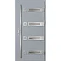 Eingangstüren aus Stahl - LEOBEN 3 - Grau, Label Inox Eingangstüren aus Stahl ERKADO - LEOBEN 3 - Grau, Label Inox