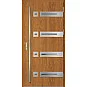 Eingangstüren aus Stahl - LEOBEN 3 - Goldene Eiche, Label Inox Eingangstüren aus Stahl ERKADO - LEOBEN 3 - Goldene Eiche, Label Inox