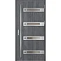 Eingangstüren aus Stahl - LEOBEN 4 - Eiche Anthrazit, Label Inox Eingangstüren aus Stahl ERKADO - LEOBEN 4 - Eiche Anthrazit, Label Inox