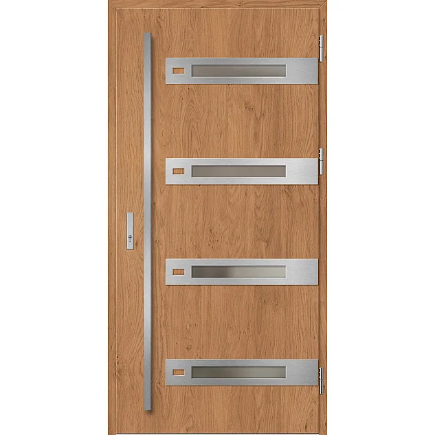 Eingangstüren aus Stahl - LEOBEN 4 - Winchester, Label Inox Eingangstüren aus Stahl ERKADO - LEOBEN 4 - Winchester, Label Inox