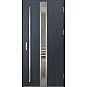 Eingangstüren aus Stahl - SINGEN 2 - Anthrazit Struktur, Label Inox Eingangstüren aus Stahl ERKADO - SINGEN 2 - Anthrazit Struktur, Label Inox