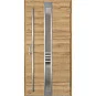 Eingangstüren aus Stahl - SINGEN 2 - Eiche Natur Quermuste, Label Inox Eingangstüren aus Stahl ERKADO - SINGEN 2 - Eiche Natur Quermuste, Label Inox