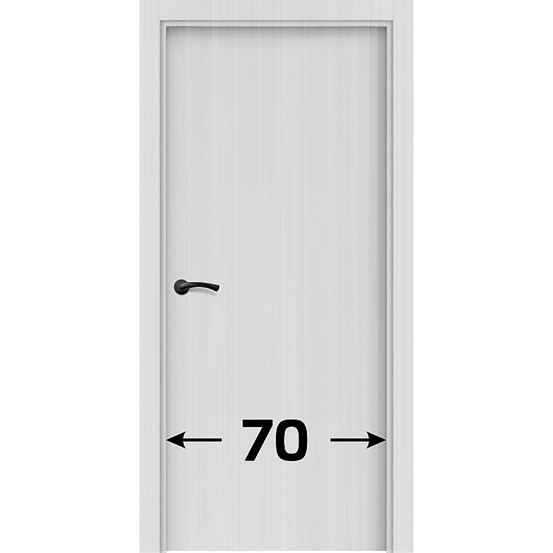 Schiebetür vor der Wand ALTAMURA 2 - Hohe Tür 210 cm