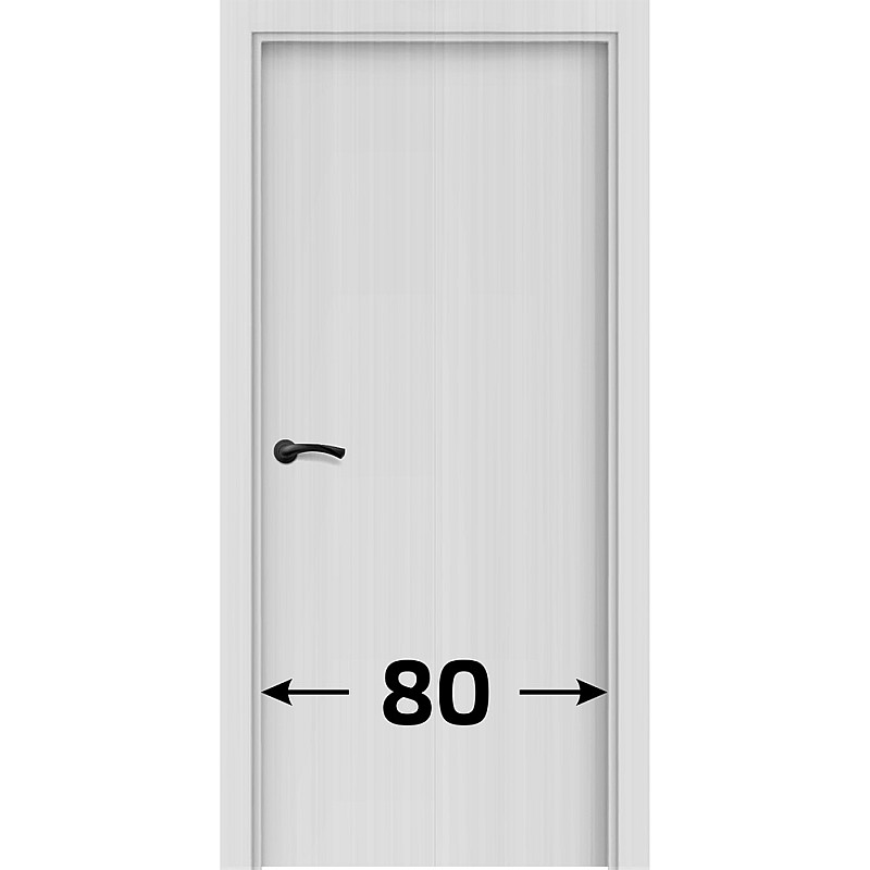 Schiebetür vor der Wand ALTAMURA 2 - Hohe Tür 210 cm
