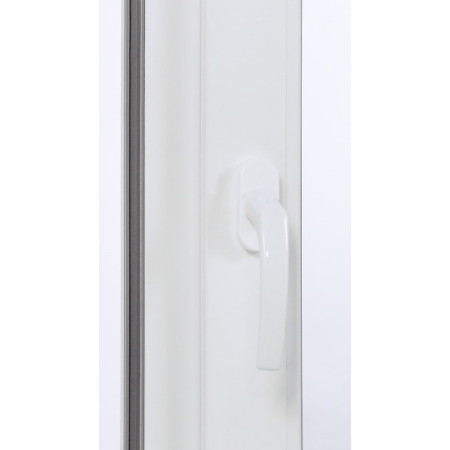 Einflügelige Kunststofffenster | 60x60 cm | Rechts | Weiße