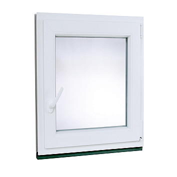 Kunststofffenster, 100x120 cm (1000x1200 mm), weiß, Dreh-Kipp-Fenster