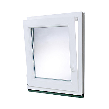 Kunststofffenster | 100x120 cm (1000x1200 mm) | weiß | Dreh-Kipp-Fenster | links