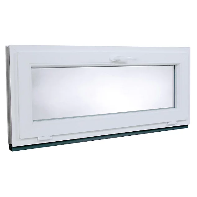 Kunststofffenster| 120x50 cm (1200x500 mm) | Weiß | Kipp-Fenster Kunststofffenster| 120x50 cm (1200x500 mm) | Weiß | Kipp-Fenster
