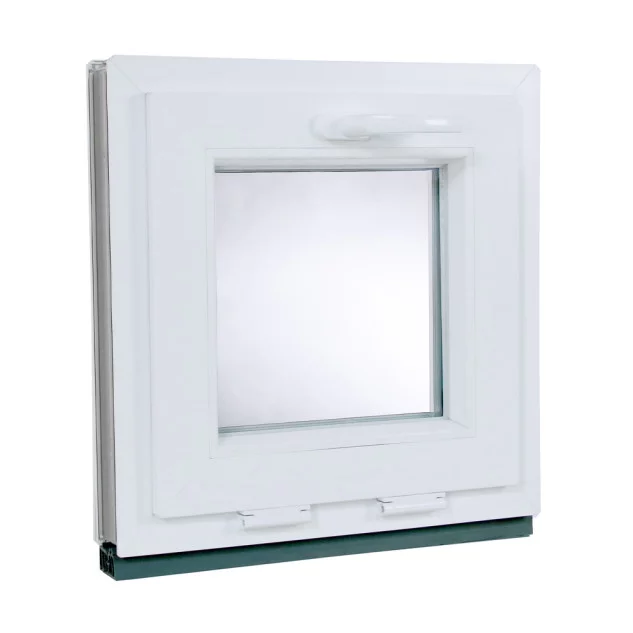 Kunststofffenster| 50x50 cm (500x500 mm) | Weiß | Kipp-Fenster Kunststofffenster| 50x50 cm (500x500 mm) | Weiß | Kipp-Fenster