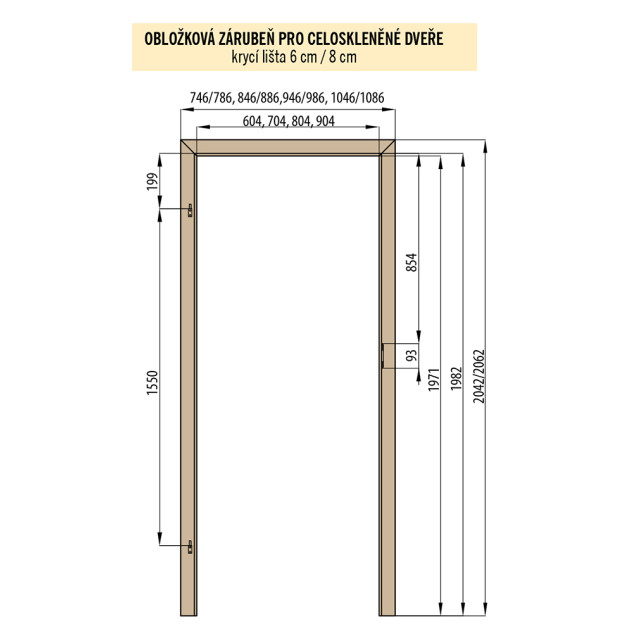 Glastüren Graf 11 - Decormat Graphit